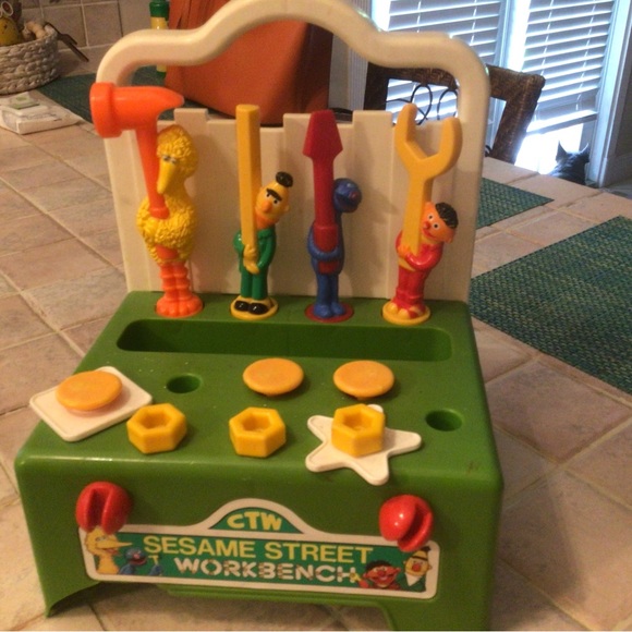 Sesame Street Colorful Tool Bench - Picture 1 of 4